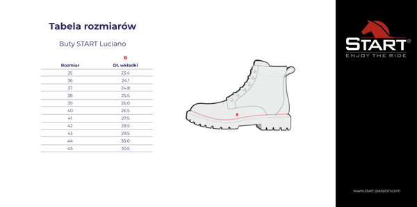 Buty stajenne START Luciano