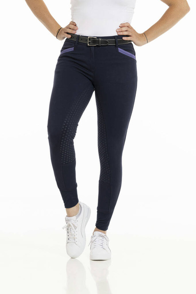 Bryczesy z pełnym lejem silikonowym EQUITHÈME Kylie