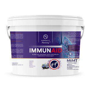 Suplement przeciwzapalny, wspierający odporność Hippovet Pharmacy ImmunAid 3kg