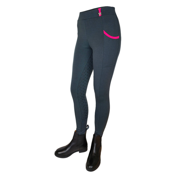 Legginsy młodzieżowe z pełnym lejem silikonowym York Margo