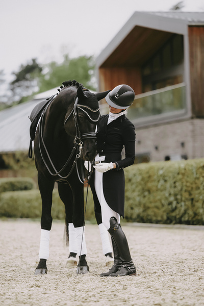 Nauszniki klasyczne Kentucky Horsewear Wellington Big Stone&Pearl