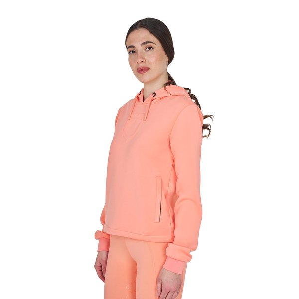 Bluza damska z kapturem Equestro Cut Out Hoodie