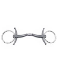 Wędzidło zwykłe z wąsami FAGER Maria Titanium - podwójnie łamane