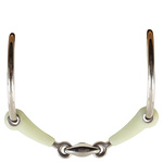 Wędzidło zwykłe smakowe BR Apple Mouth - podwójnie łamane