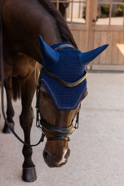 Nauszniki klasyczne Kentucky Horsewear Velvet Mini Pearls