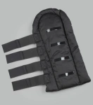 Ochraniacz na ogon z antypoślizgowym wykończeniem Premier Equine Carbon Tech Anti Slip Tail Guard Black