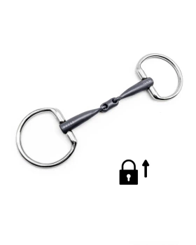 Wędzidło oliwkowe FAGER Mia Titanium - podwójnie łamane