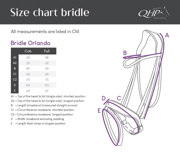 Ogłowie anatomiczne z nachrapnikiem szwedzkim QHP Orlando