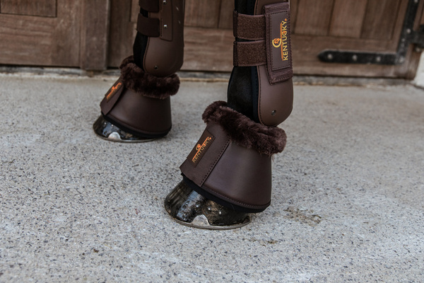 Kaloszki z futrem Kentucky Horsewear Sheepskin Leather