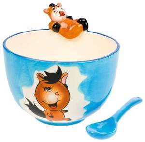 Miska z figurką konika HR