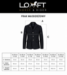 Chłopięcy frak konkursowy Kentucky Ridingwear Lyon 