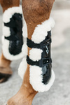 Ochraniacze przednie z futrem Kentucky Horsewear Bamboo Elastic
