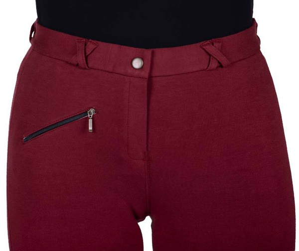 Bryczesy damskie z lejem kolanowym QHP Adult