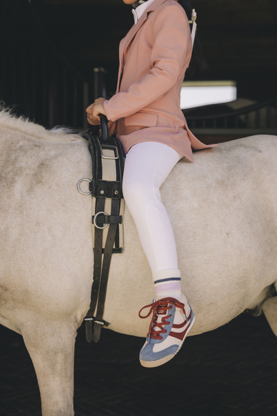 Dziewczęce legginsy jeździeckie z pełnym lejem silikonowym Kentucky Ridingwear Sammy Legging