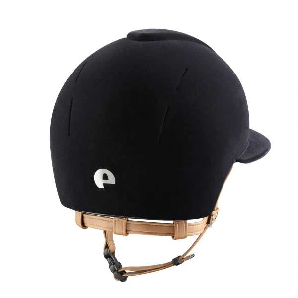 Kask jeździecki z szerokim daszkiem KEP Italia Smart Nova Blue Velvet