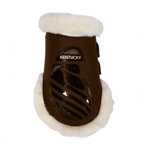 Ochraniacze tylne z futrem Kentucky Horsewear Vegan Sheepskin Elastic
