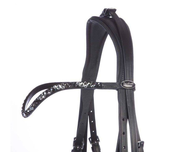 Ogłowie z anatomicznym nachrapnikiem Kavalkade Ivonne Combi