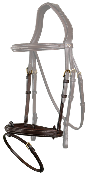 Nachrapnik angielski z odpinanym paskiem krzyżowym Dy'on D Collection DY04A