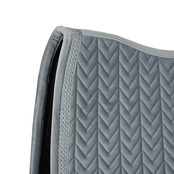 Czaprak ujeżdżeniowy Kentucky Horsewear Velvet Fishbone Plaited Glitter Rope