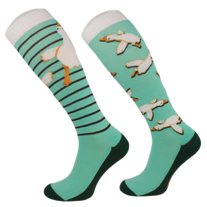 Podkolanówki jeździeckie Comodo Funny Design - Gęś