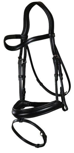 Ogłowie z nachrapnikiem szwedzkim Dy'on Dressage Collection NEDCAL