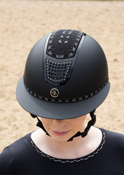 Kask jeździecki z szerokim daszkiem Fair Play Quantinum 2.0 EOS Matt