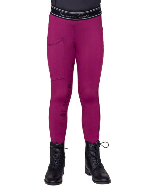 Legginsy młodzieżowe z pełnym lejem silikonowym QHP Eden Junior