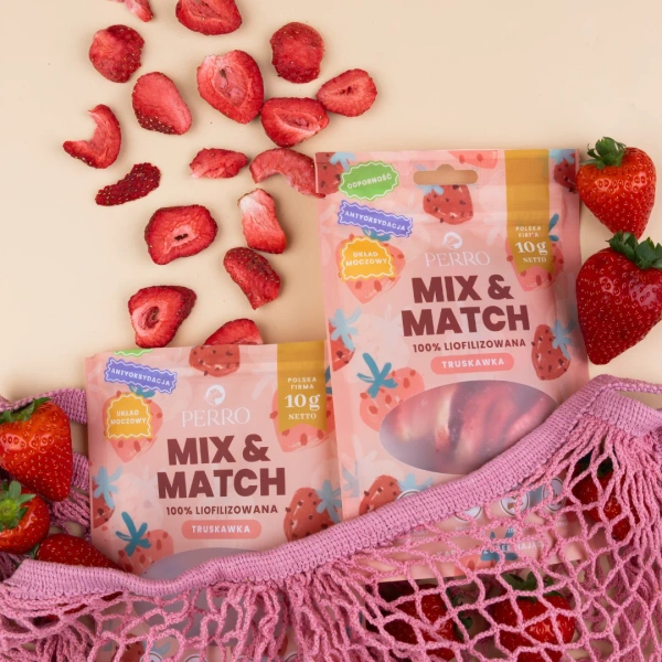 Liofilizowane przysmaki warzywne Perro - Truskawka