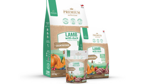 Karma sucha dla szczeniąt i psów młodych Pokusa  - Jagnięcina z kaczką