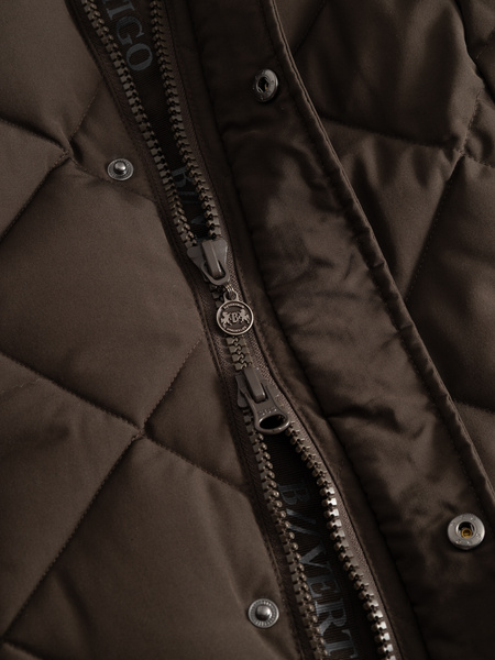 Długi płaszcz jeździecki B/Vertigo Gem Waxy Padded
