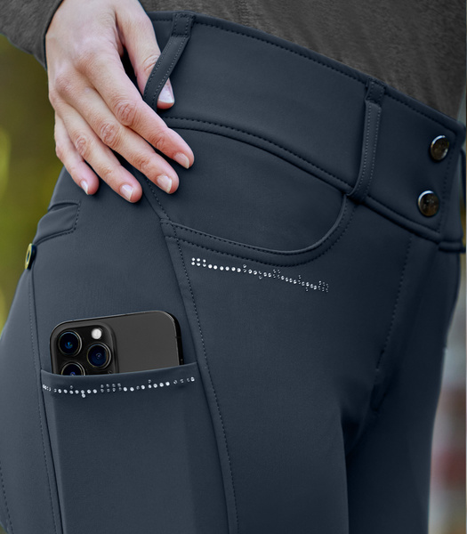 Bryczesy damskie z pełnym lejem silikonowym ELT Mathilda Glam