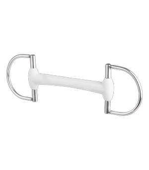 Wędzidło D-ring Beris Eggbutt - proste 18 mm