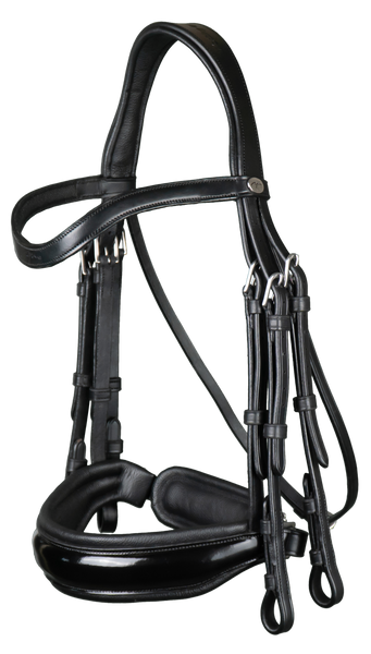 Ogłowie munsztukowe z nachrapnikiem szwedzkim Dy'on Working Collection WOECAS