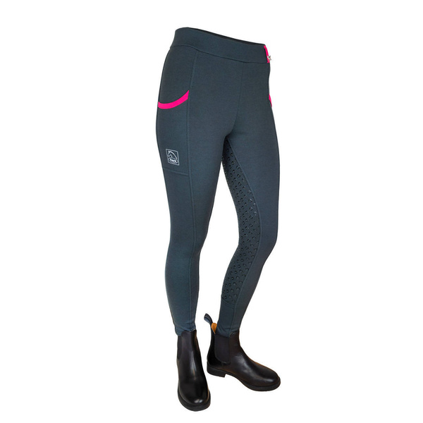 Legginsy młodzieżowe z pełnym lejem silikonowym York Margo