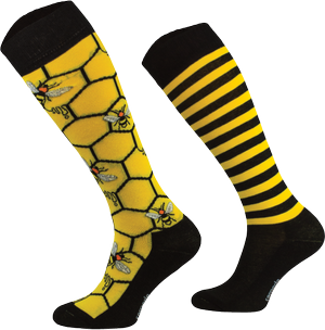 Podkolanówki jeździeckie Comodo Funny Design - Pszczoły