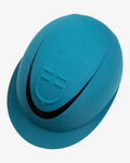 Kask jeździecki z szerokim daszkiem Equestro Embossed logo