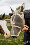 Maska przeciw owadom z uszami i ochroną nosa Kentucky Horsewear Heart