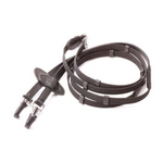 Wodze ogumowane ze stoperami Kavalkade Silent - szerokość 16 mm