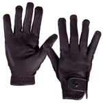 Rękawiczki jeździeckie QHP Leather Pro