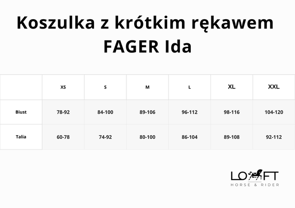 Koszulka z krótkim rękawem FAGER Ida