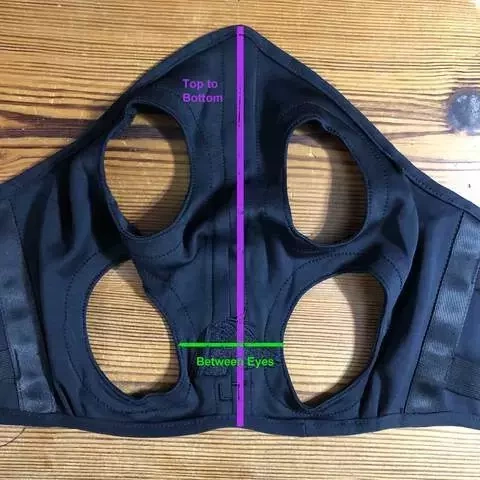 Maska uspokajająca z uszami Fenwick Liquid Titanium Velcro