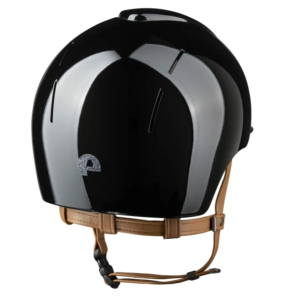 Kask jeździecki KEP Italia Smart Nova Polish Black/Beige Star Silver