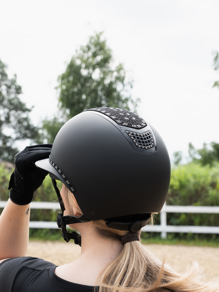 Kask jeździecki z szerokim daszkiem Fair Play Quantinum 2.0 EOS Matt