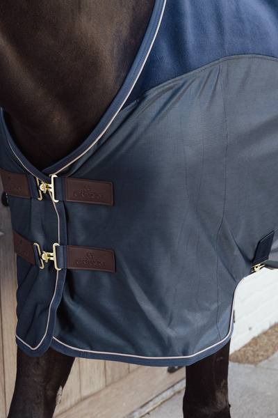 Derka polarowo-siatkowa Kentucky Horsewear Fleece Mesh Cooler Combo