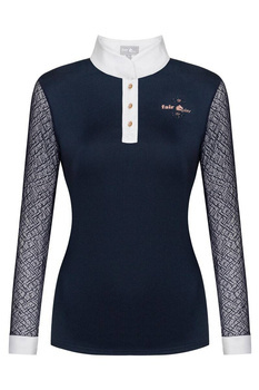 Koszula konkursowa z długim rękawem Fair Play Cecile Rosegold