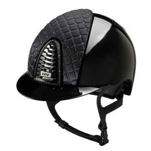 Kask jeździecki KEP Italia Cromo 2.0 Milano Cross Collection Silver Night