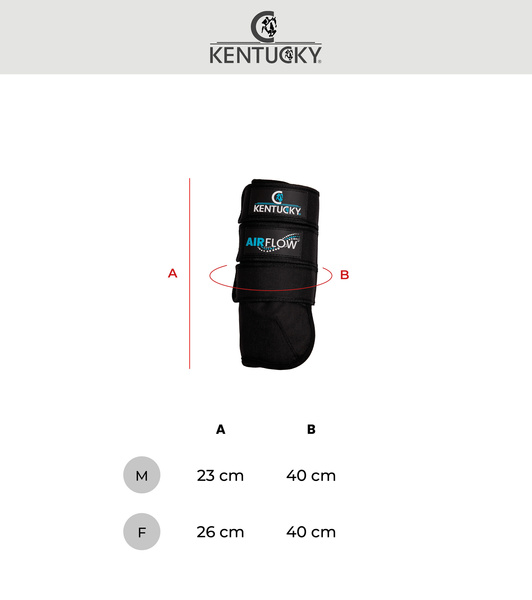 Ochraniacze crossowe z futrem Kentucky Horsewear Eventing Boots 3D Air Flow Skin Friendly - przody