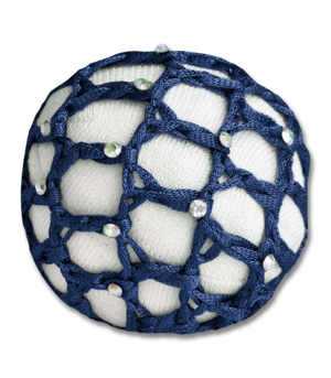 Siatka do włosów z cekinami Waldhausen Rhinestones