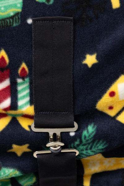 Derka polarowa z kapturem Horze Christmas