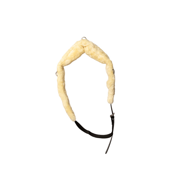 Pas do karuzeli i lonżowania z futrem syntetycznym Kentucky Horsewear Sheepskin Nylon Walker Girth